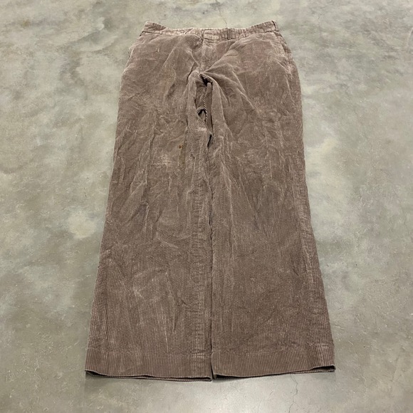 Vintage Other - Vintage Wide Wale Corduroy Pants Mens 35x29 Brown Straight Leg Baggy Grunge 90s